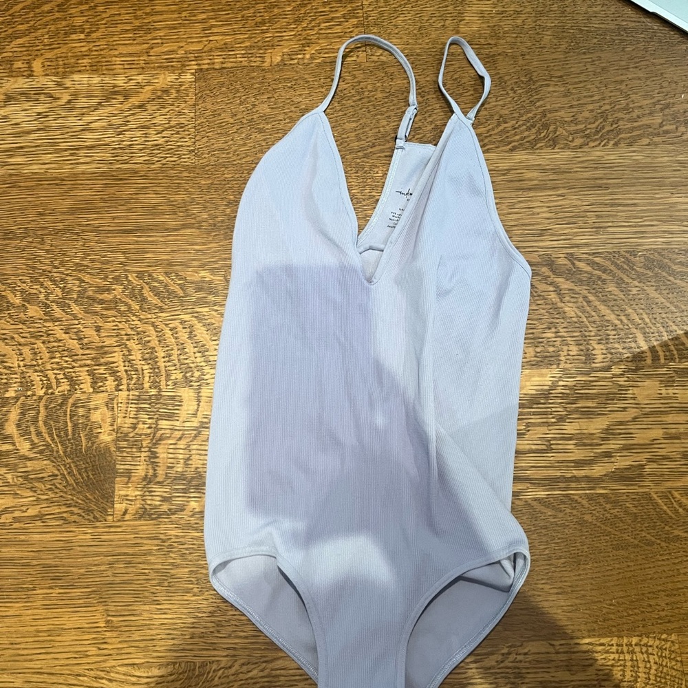 Lavender pale purple free people bodysuit